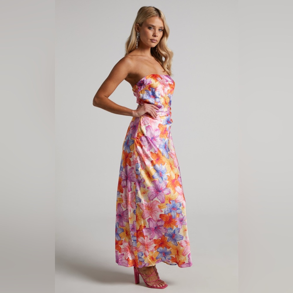 floral maxi dress